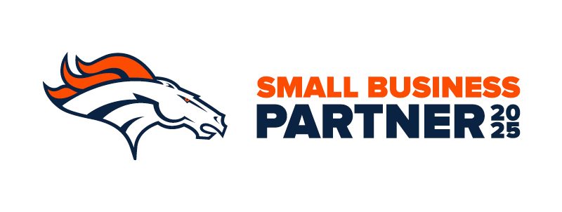 Denver Broncos Small Business Partner program banner